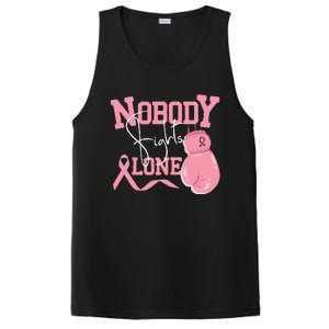 Nobody Fight Alone | Breast Cancer Awareness PosiCharge Competitor Tank