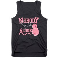 Nobody Fight Alone | Breast Cancer Awareness Tank Top