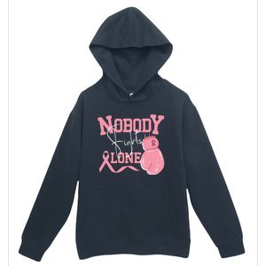 Nobody Fight Alone | Breast Cancer Awareness Urban Pullover Hoodie