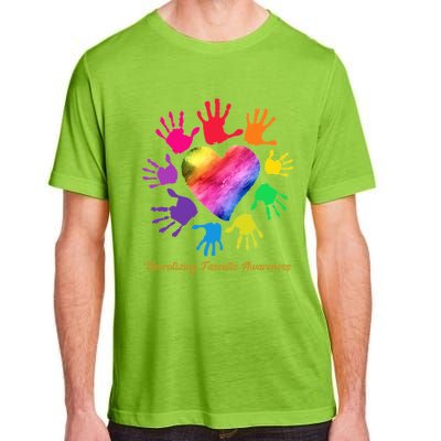 Necrotizing Fasciitis Awareness Hands Gift Adult ChromaSoft Performance T-Shirt