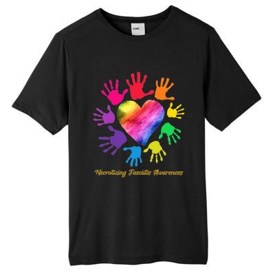 Necrotizing Fasciitis Awareness Hands Gift Tall Fusion ChromaSoft Performance T-Shirt