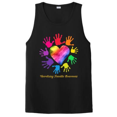 Necrotizing Fasciitis Awareness Hands Gift PosiCharge Competitor Tank