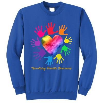 Necrotizing Fasciitis Awareness Hands Gift Sweatshirt