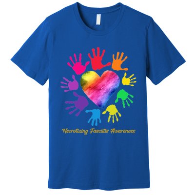 Necrotizing Fasciitis Awareness Hands Gift Premium T-Shirt