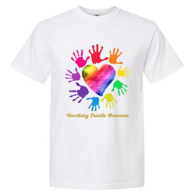 Necrotizing Fasciitis Awareness Hands Gift Garment-Dyed Heavyweight T-Shirt