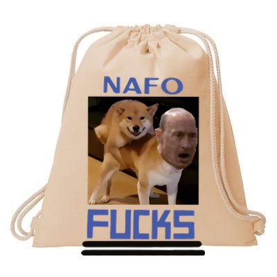 Nafo Fucks Adl Drawstring Bag