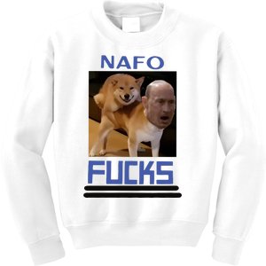 Nafo Fucks Adl Kids Sweatshirt