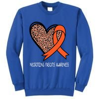 Necrotizing Fasciitis Awareness Orange Ribbon Cute Gift Tall Sweatshirt