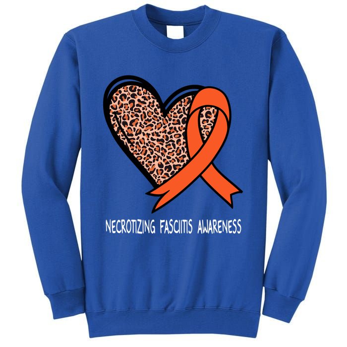 Necrotizing Fasciitis Awareness Orange Ribbon Cute Gift Tall Sweatshirt