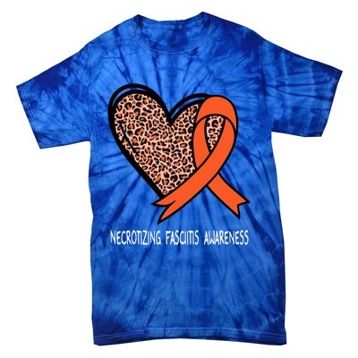 Necrotizing Fasciitis Awareness Orange Ribbon Cute Gift Tie-Dye T-Shirt