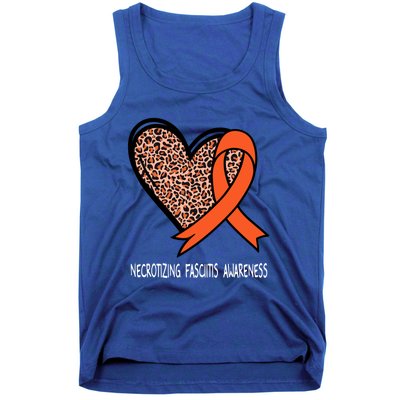 Necrotizing Fasciitis Awareness Orange Ribbon Cute Gift Tank Top