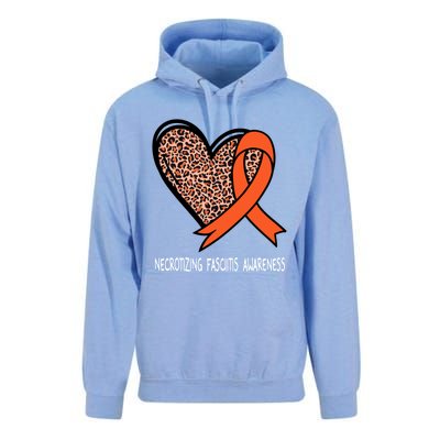 Necrotizing Fasciitis Awareness Orange Ribbon Cute Gift Unisex Surf Hoodie