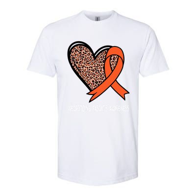 Necrotizing Fasciitis Awareness Orange Ribbon Cute Gift Softstyle CVC T-Shirt