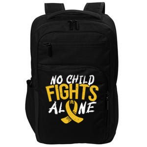 No Fights Alone Hood Cancer Awareness Month Meaningful Gift Impact Tech Backpack