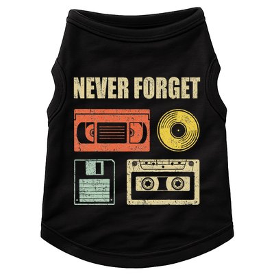 Never Forget Audio Cassette 70s 80s 90s Doggie Tank
