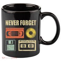 Never Forget Audio Cassette 70s 80s 90s 11oz C Handle Ceramic Mug