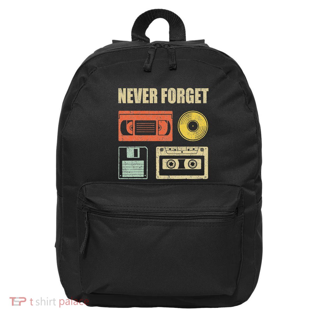 Never Forget Audio Cassette 70s 80s 90s 16 in Basic Backpack