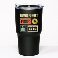 Never Forget Audio Cassette 70s 80s 90s Tumbler