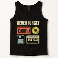 Never Forget Audio Cassette 70s 80s 90s Tank Top