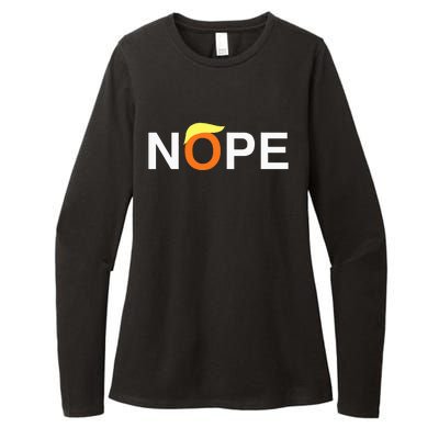 Nope Funny Antitrump Womens CVC Long Sleeve Shirt