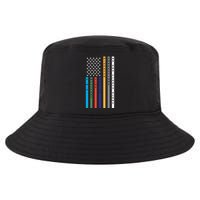 No One Fights Alone Support Our Heroes Flag Cool Comfort Performance Bucket Hat