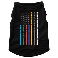 No One Fights Alone Support Our Heroes Flag Doggie Tank