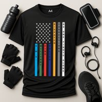 No One Fights Alone Support Our Heroes Flag Performance Shirt