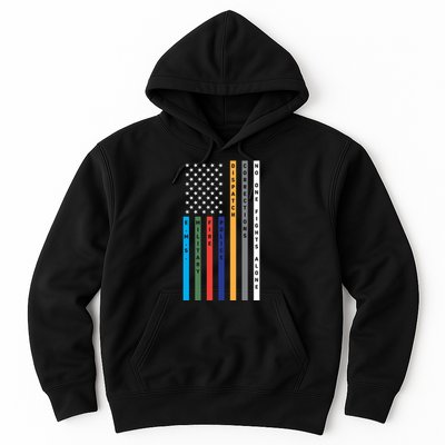 No One Fights Alone Support Our Heroes Flag Hoodie