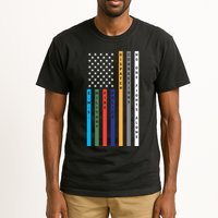 No One Fights Alone Support Our Heroes Flag Tall T-Shirt