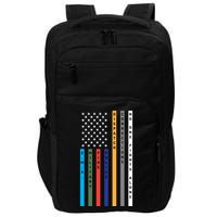 No One Fights Alone Support Our Heroes Flag Impact Tech Backpack