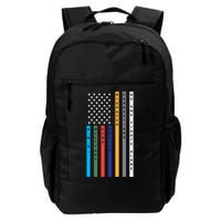 No One Fights Alone Support Our Heroes Flag Backpack