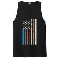 No One Fights Alone Support Our Heroes Flag PosiCharge Competitor Tank