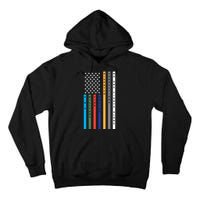 No One Fights Alone Support Our Heroes Flag Tall Hoodie