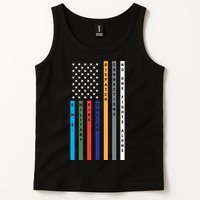 No One Fights Alone Support Our Heroes Flag Tank Top