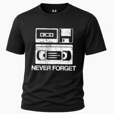 Never Forget Audio Cassette 70s 80s 90s Gift Performance Shirt