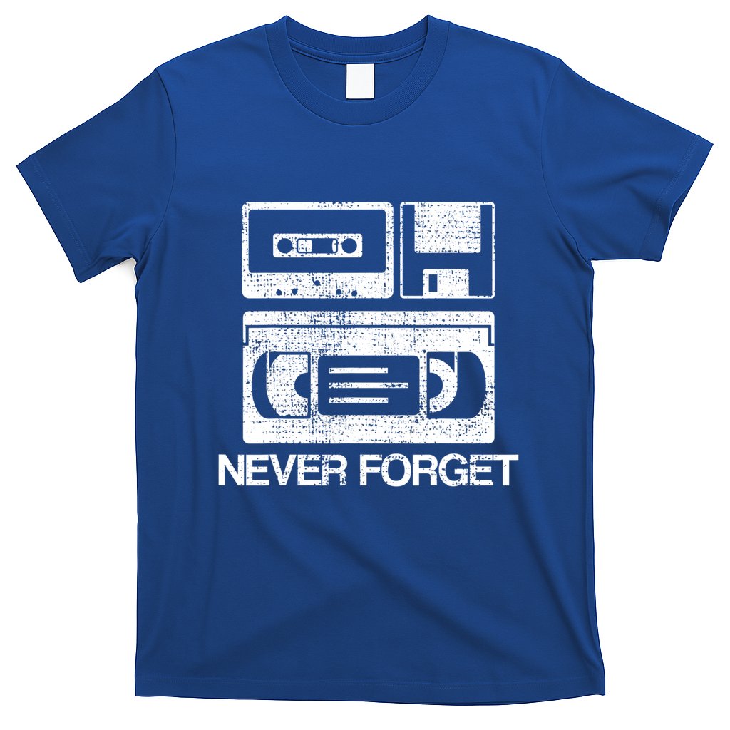 Never Forget Audio Cassette 70s 80s 90s Gift T-Shirt