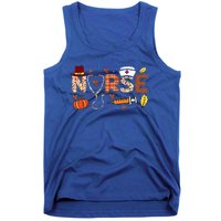 Nurses Fall Autumn Halloween Funny Thanksgiving Nurse Tank Top