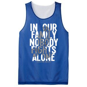 Nobody Fights Alone Glioblastoma Awareness Gift Mesh Reversible Basketball Jersey Tank