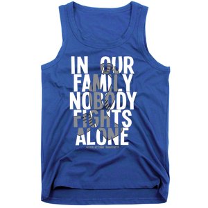 Nobody Fights Alone Glioblastoma Awareness Gift Tank Top