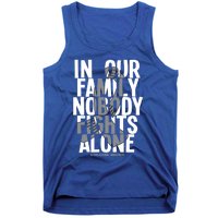 Nobody Fights Alone Glioblastoma Awareness Gift Tank Top