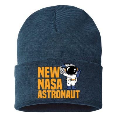 New Future Astronaut | Funny Astronaut Sustainable Knit Beanie