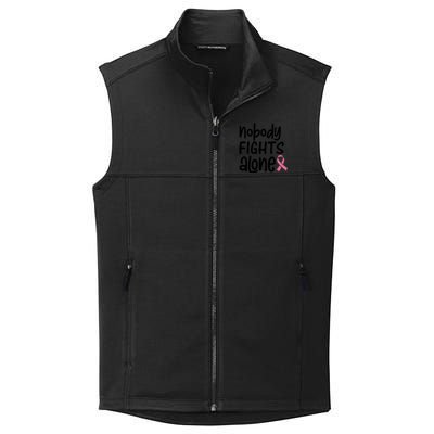 Nobody Fights Alone Breast Cancer Awareness Collective Smooth Fleece Vest