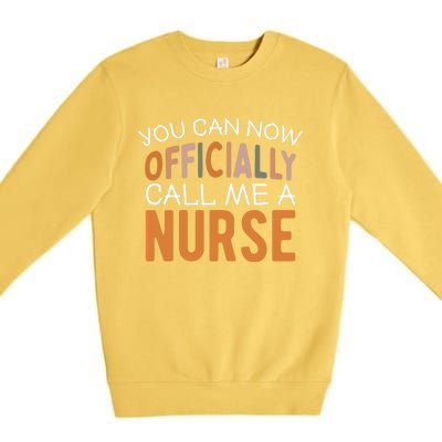 Nursing Finally A Nurse Gift Premium Crewneck Sweatshirt