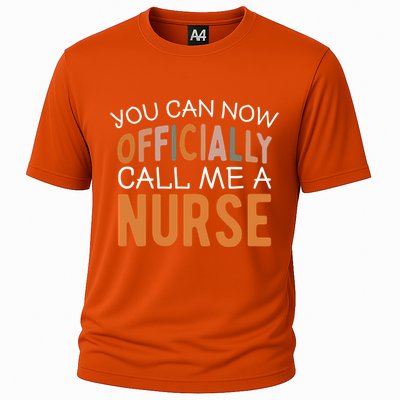 Nursing Finally A Nurse Gift Cooling Performance Crew T-Shirt