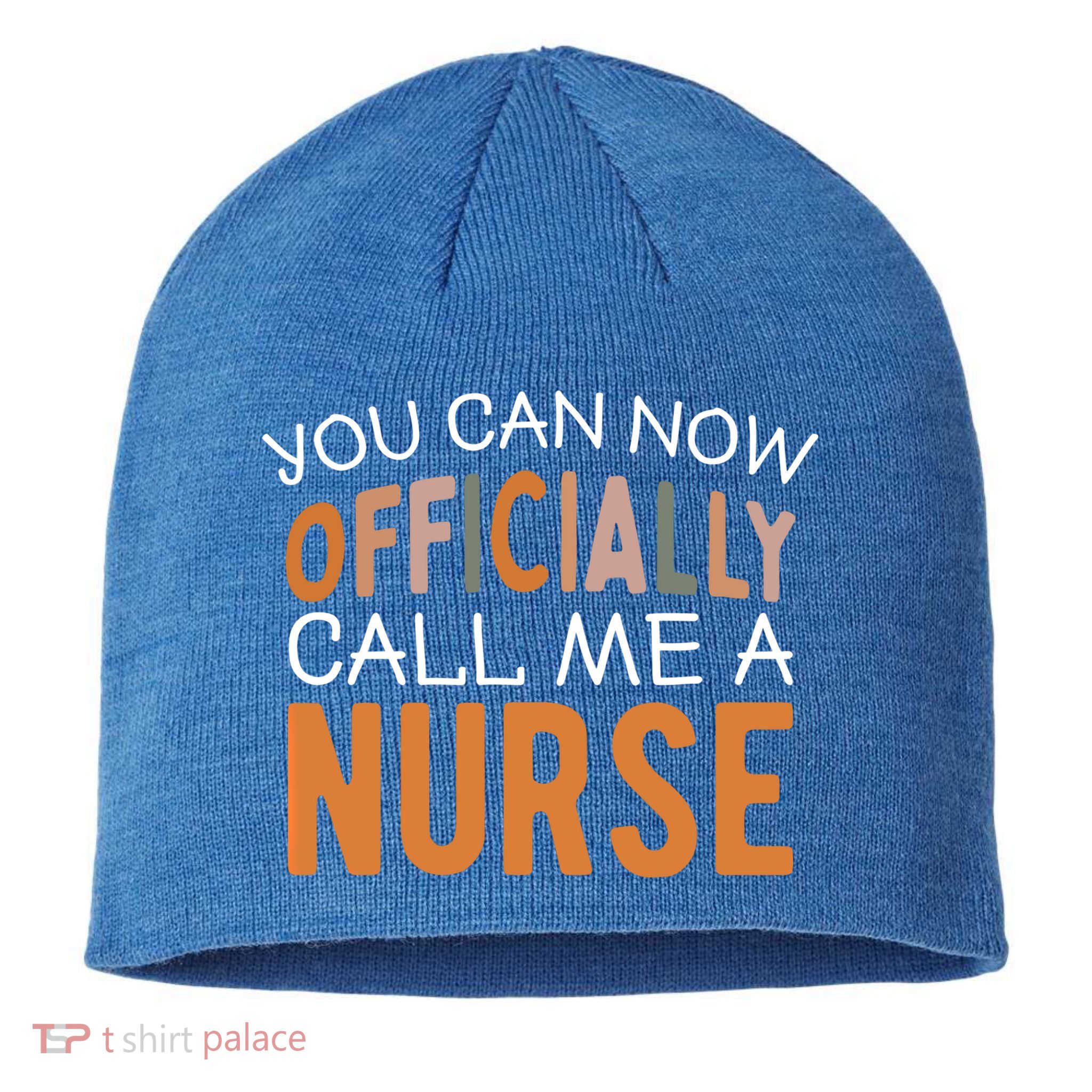 Nursing Finally A Nurse Gift Sustainable Beanie