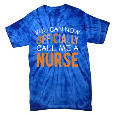 Nursing Finally A Nurse Gift Tie-Dye T-Shirt