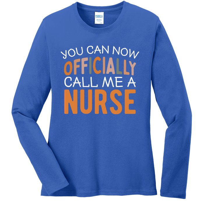 Nursing Finally A Nurse Gift Ladies Long Sleeve Shirt