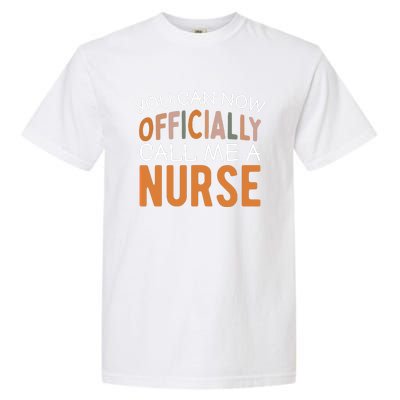 Nursing Finally A Nurse Gift Garment-Dyed Heavyweight T-Shirt