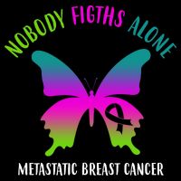Nobody Fights Alone Metastatic Breast Cancer Cooling Performance Crew T-Shirt