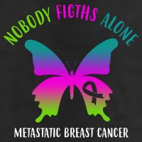 Nobody Fights Alone Metastatic Breast Cancer 11oz C Handle Ceramic Mug
